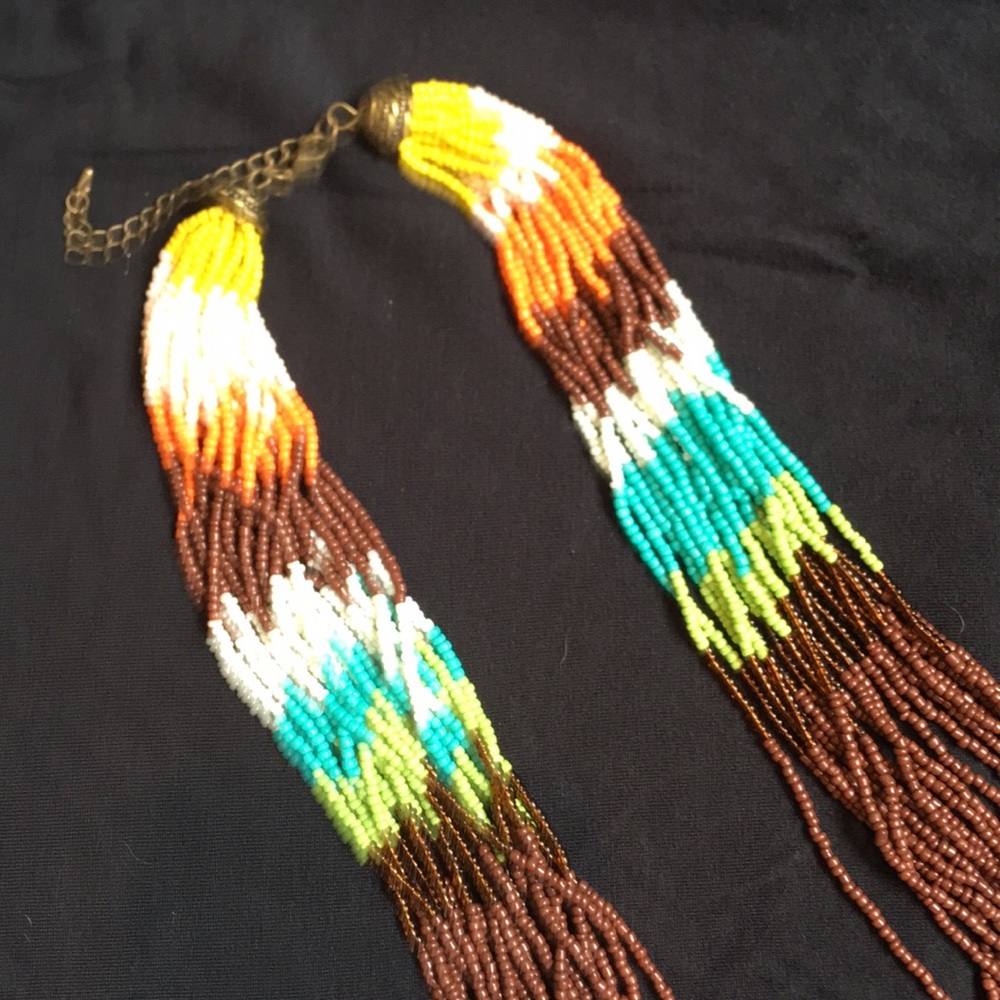 NWOT Multi-strand seed Bead Necklace